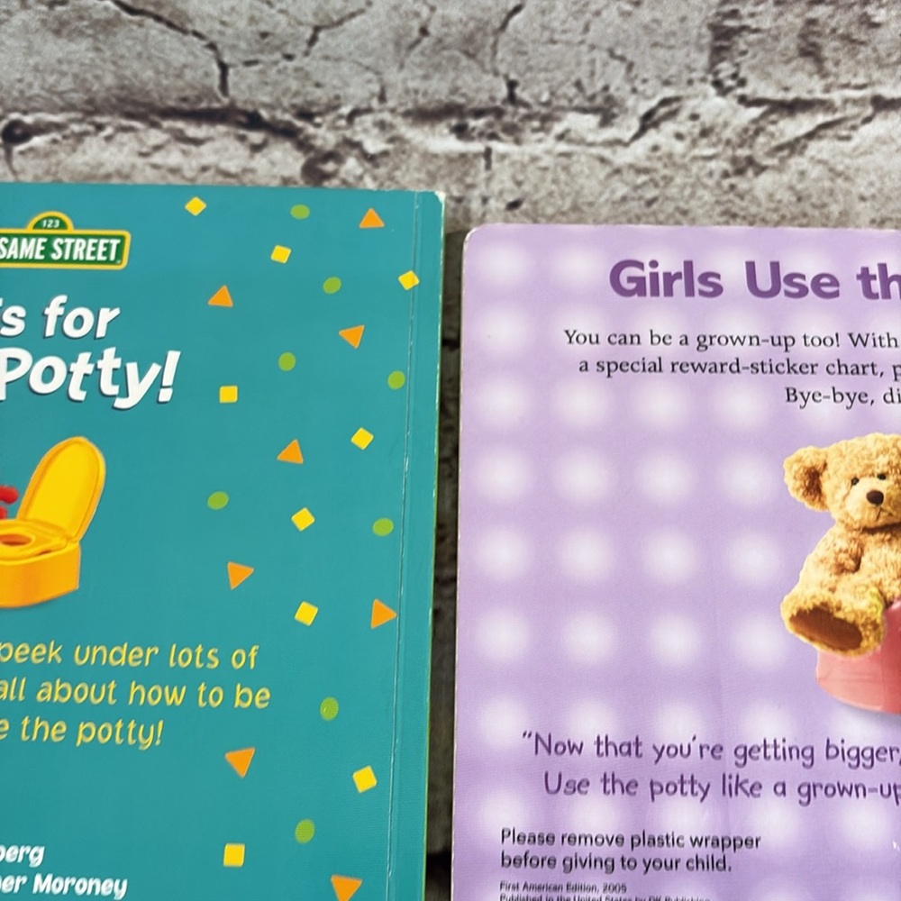 Sesame Street P is for Potty! And Girls Use the Potty! Book Bundle - Picture 16 of 16